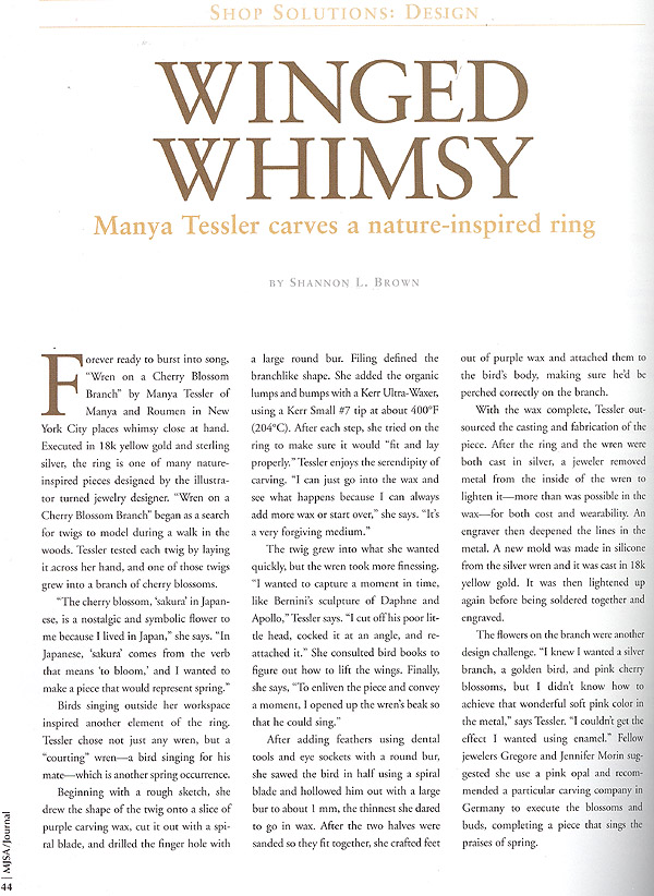 wren ring mjsa